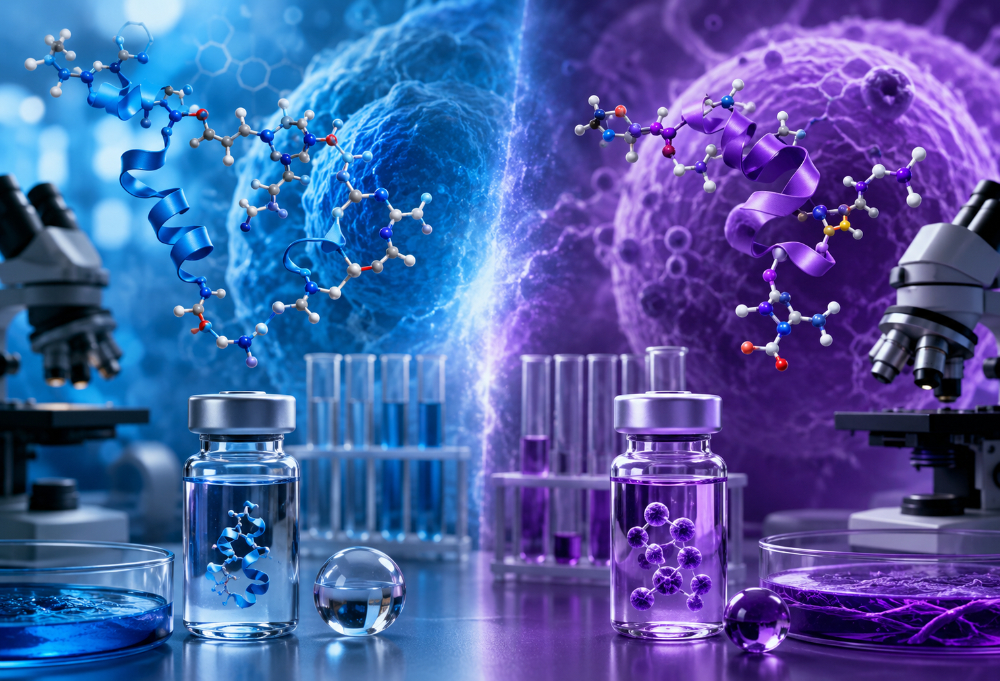 Comparing Cellular Repair Analogs: The Biochemical Differences Between BPC-157 and TB-500 in Laboratory Settings